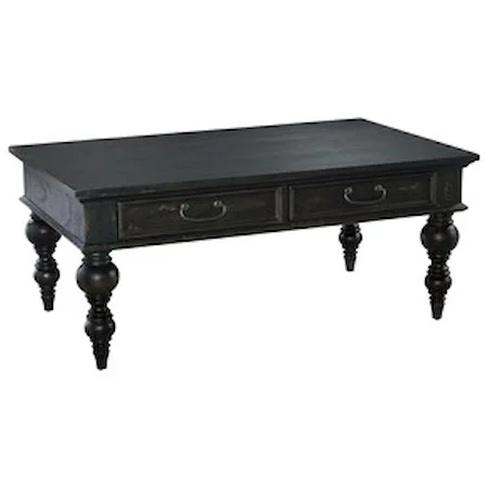 Two Drawer Rectangular Coffee Table